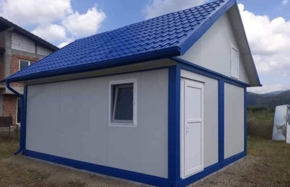 Lucram case modulare la domiciliu cu materiale mele