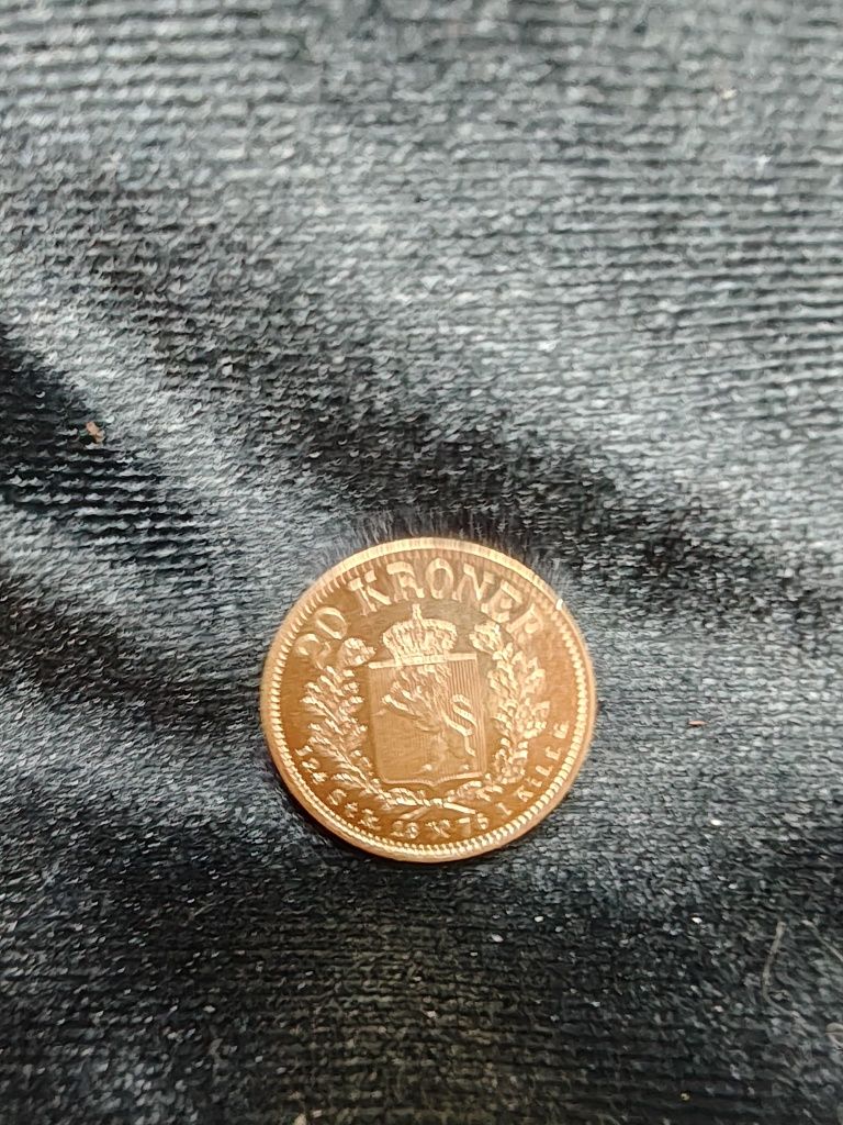 20 Шведски Крони Оскар 2 1876г.