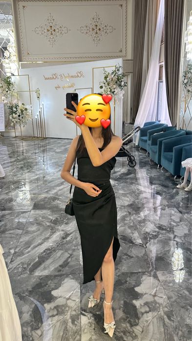 черное вечернее платье