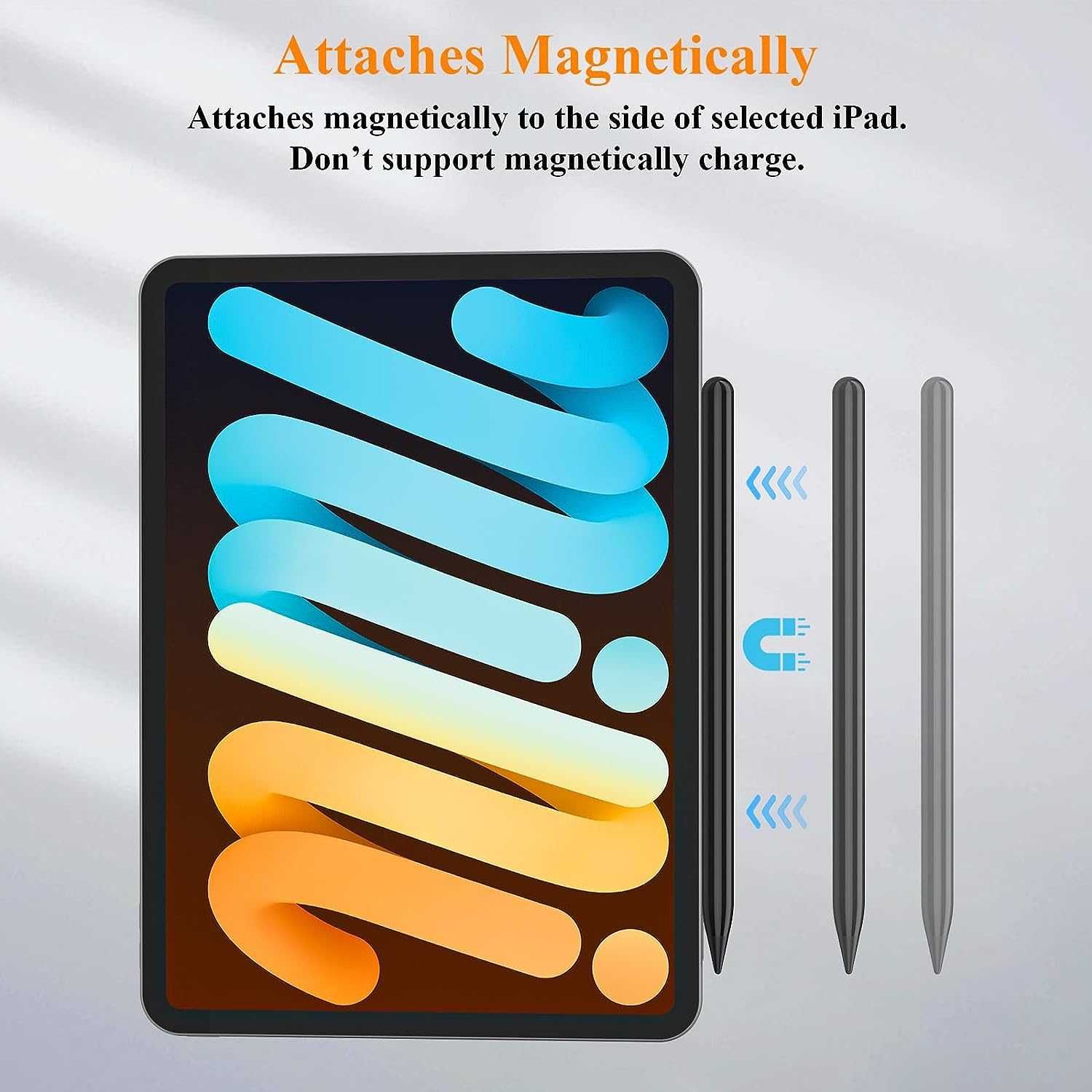 Магнита писалка стилус stylus за Apple iPad (2018-2022) 10/9/8/7/6th