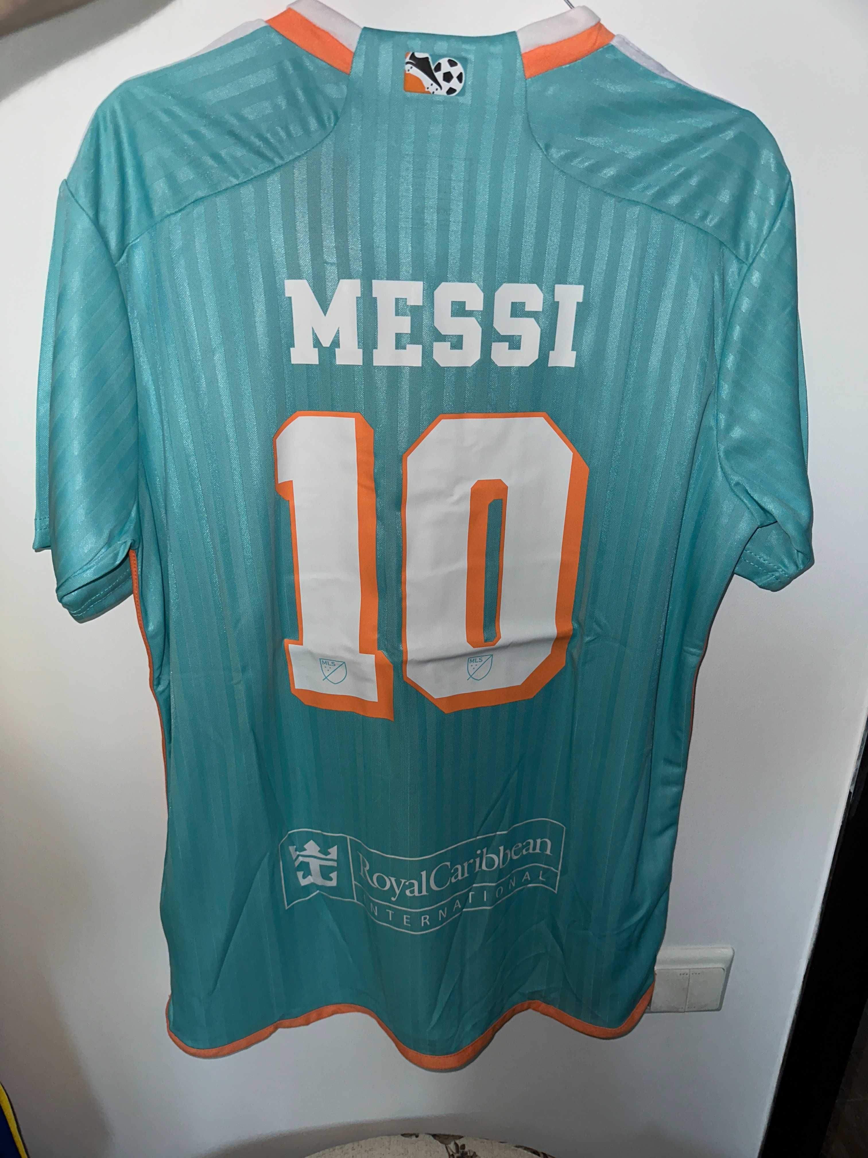 Tricou Messi Inter Miami fotbal turcoaz