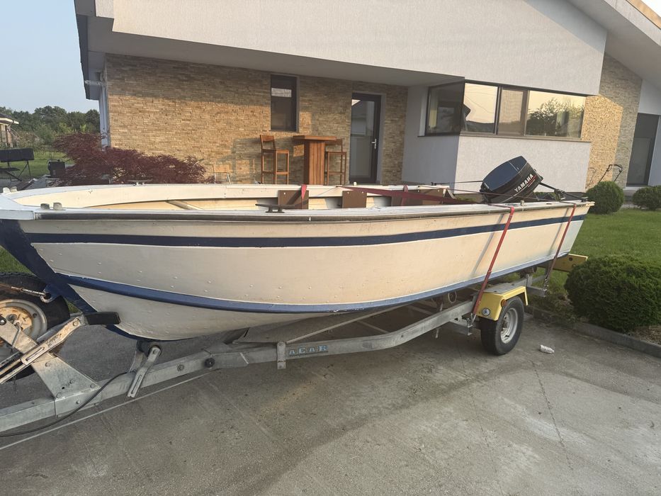 Vand barca aluminiu motor si peridoc