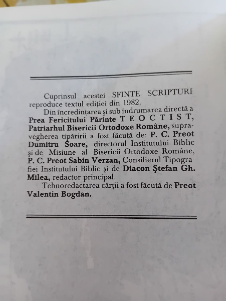 Biblia,  Cartea Sfântă