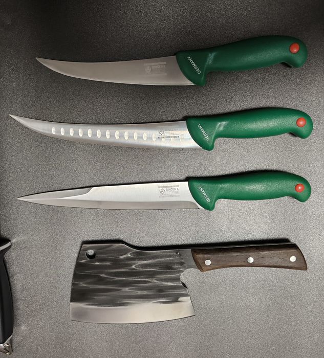 SET Cutite Macelarie 5 piese Germany Green