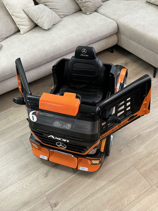Masinuta electrica copii camion Mercedes Benz Axor 12v telecomanda Tir