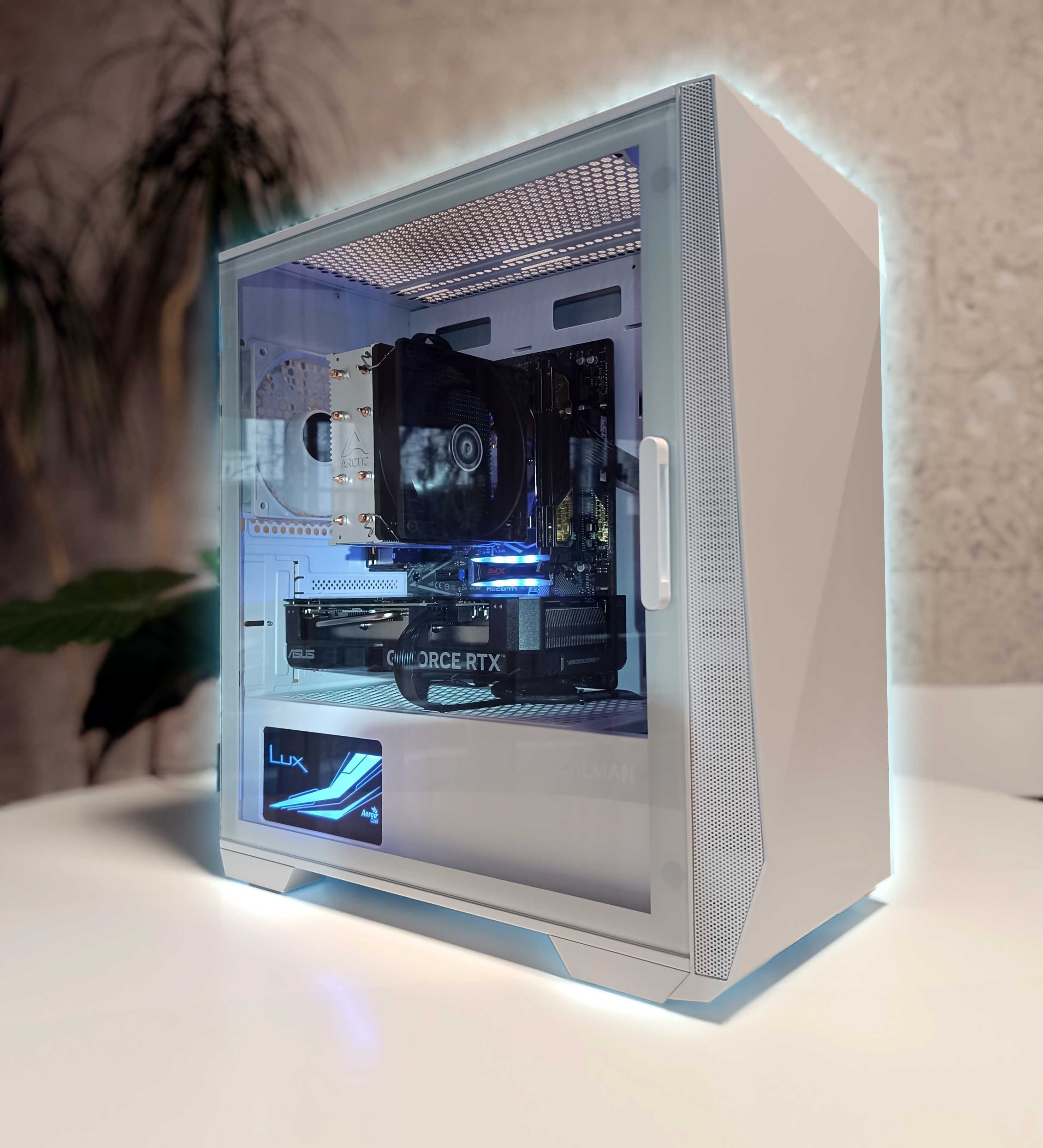 NEW Gaming PC RTX 4060, Ryzen 5500, 16GB RAM 3200, 512GB SSD Гаранция