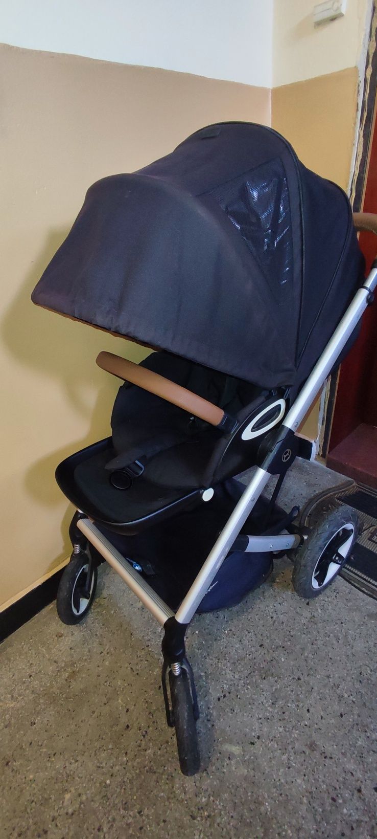 Cybex Talos S Lux 2 in 1 зимен чувал Gold стойка чаша