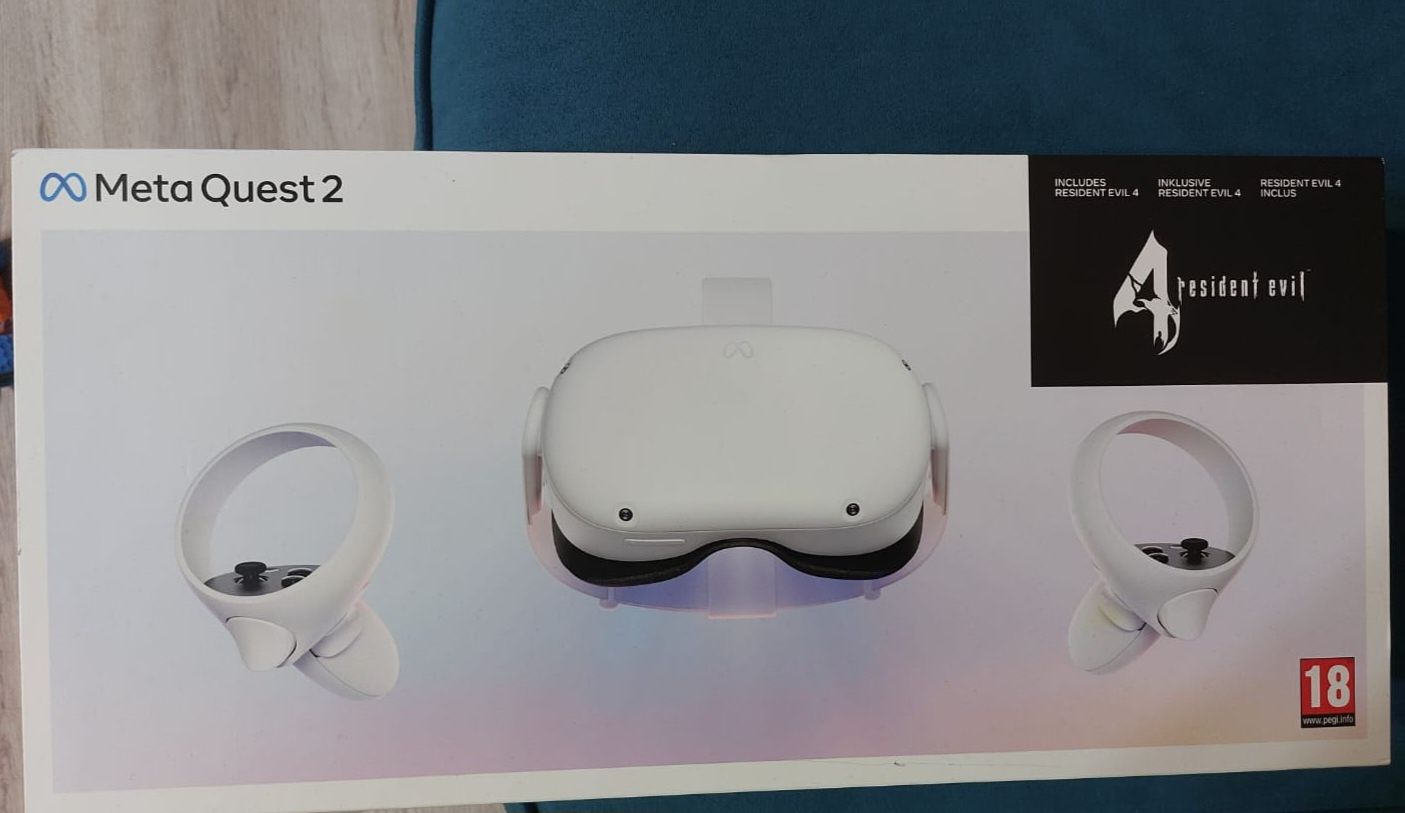 Ochelari VR Meta Oculus Quest 2 128GB + Joc Resident Evil 4
