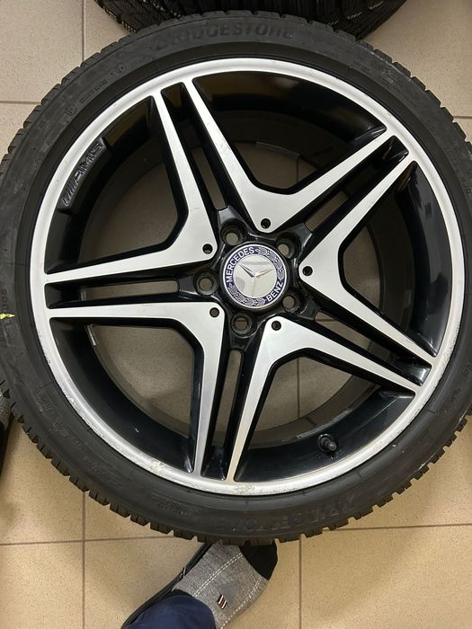 Jante 18 Mercedes AMG cu cauciucuri iarna Bridgestone