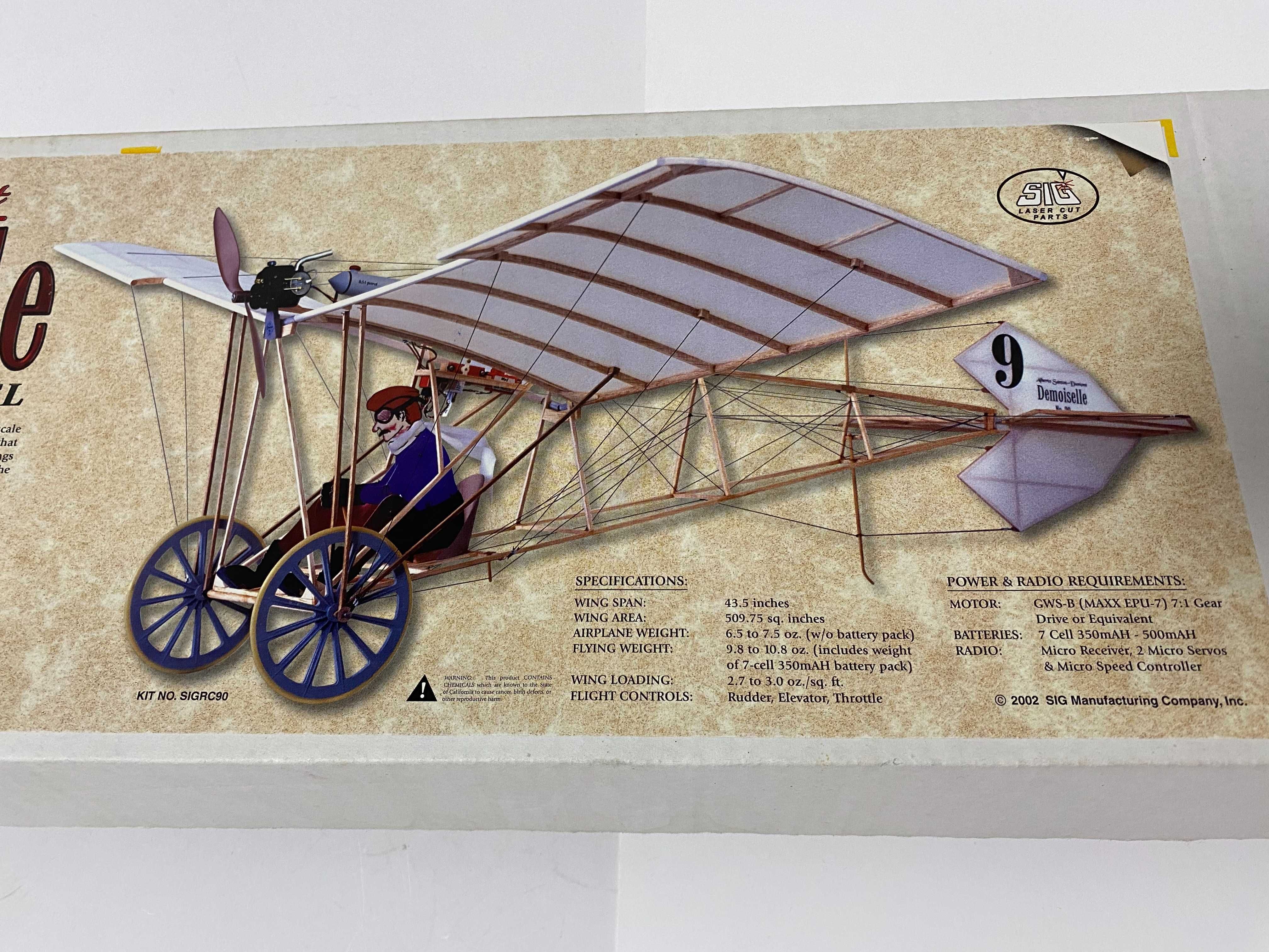 SIG 1909 Demoiselle model avion la scara