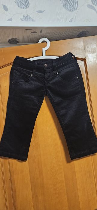 Bermude dama Review 27 negru catifea