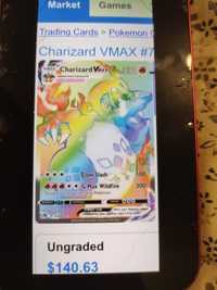 Pokemon Charzard rainbow vmax
