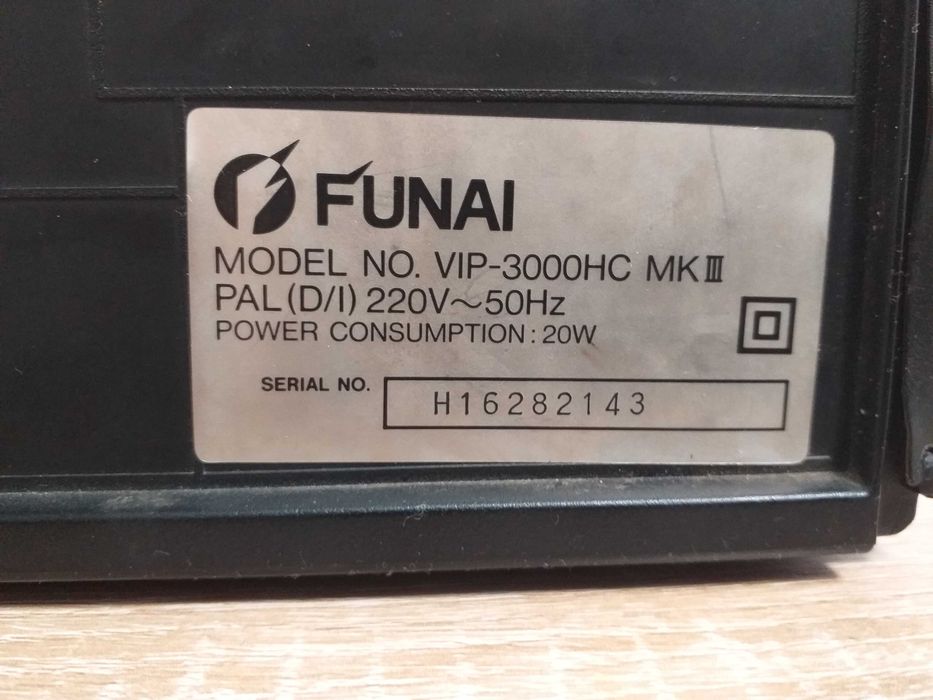 Video Player Funai VIP-3000HC MKIII -probleme mecanism evacuare casete
