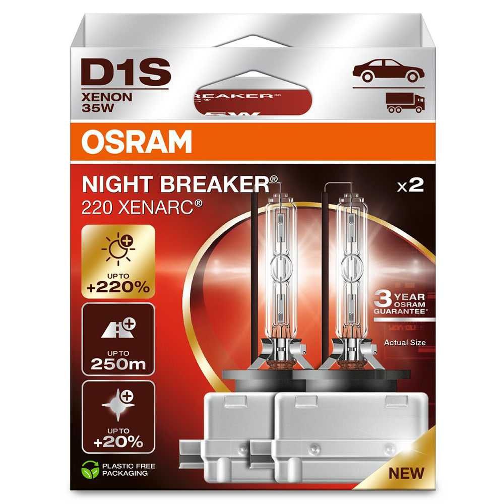 Ксенон крушка D1S, 85V 35W, Xenarc Night breaker 220, Osram