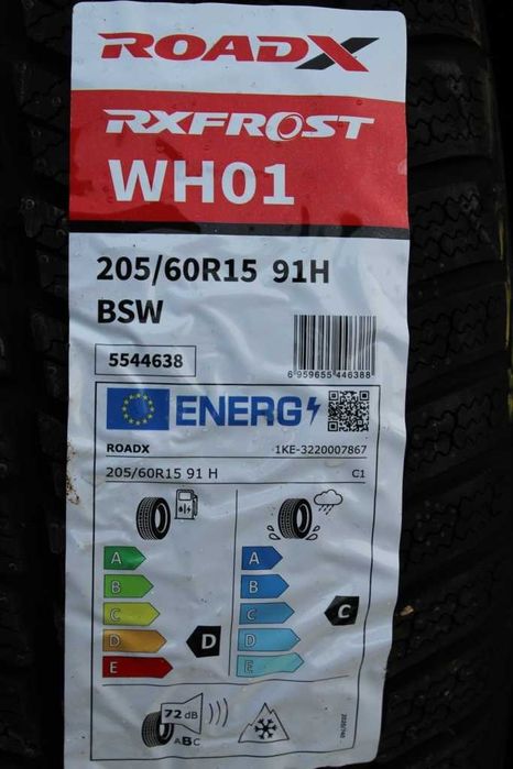 Anvelope iarna noi 205/60R15, 91H, RoadX