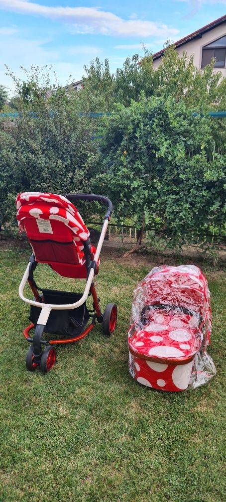 Carucior Cosatto Giggle 2in1 Red bubbles