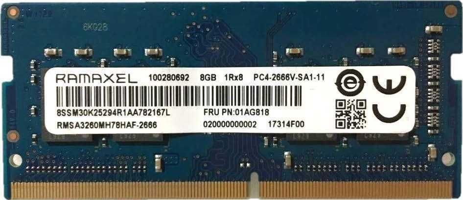 Memorii Laptop Samsung SKhynix Ramaxel 8Gb DDR4 2133 2400 2666 3200