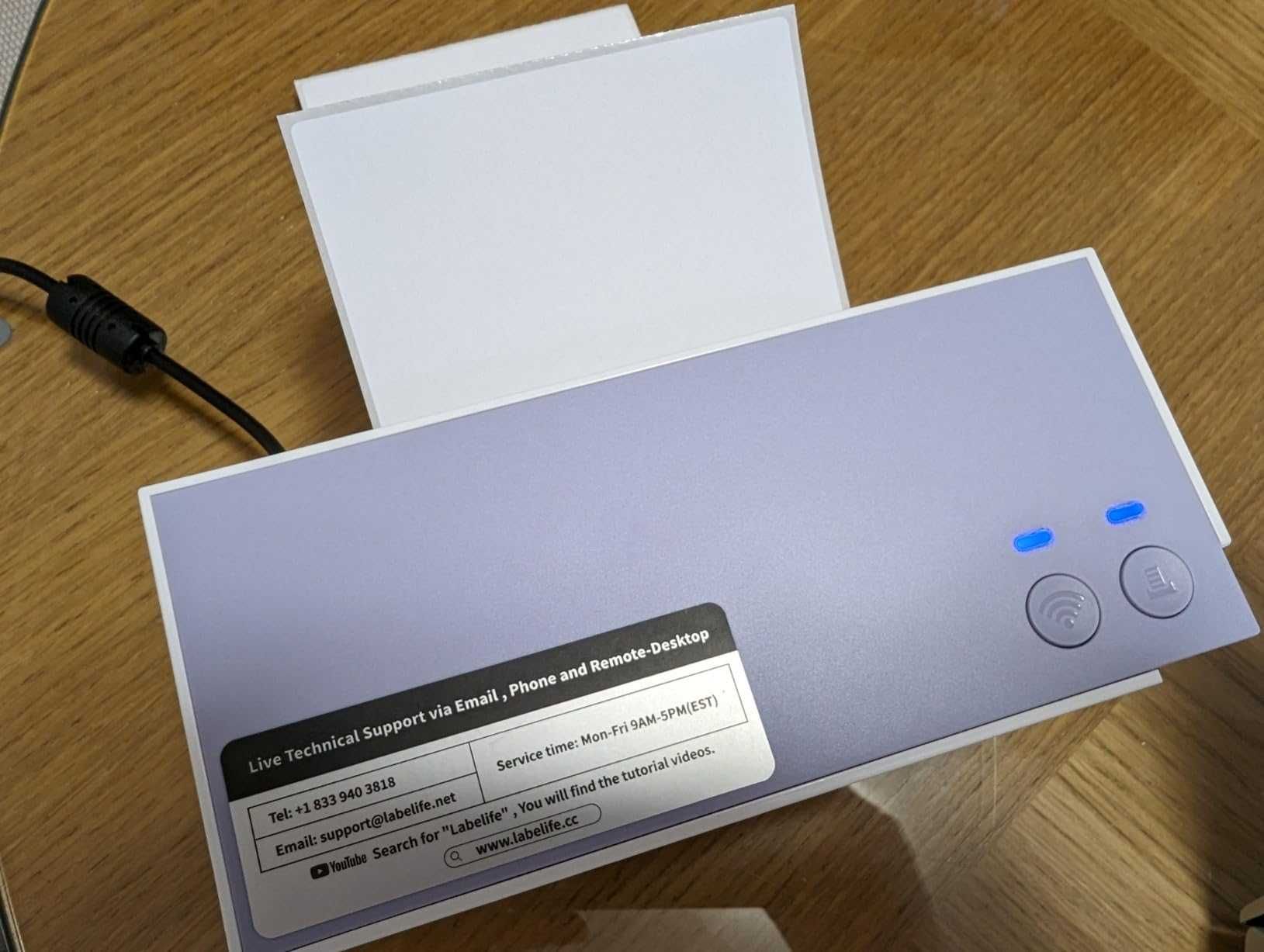 Phomemo 344 Wi-Fi термичен принтер,4x6 за Android,iOS и Windows, лилав