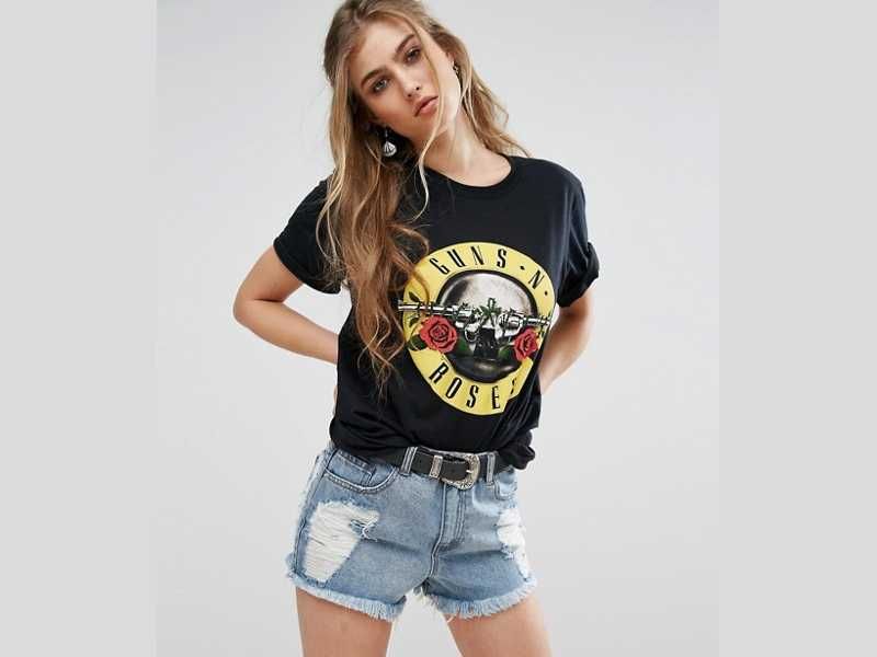 Дамска тениска Guns N' Roses принт различни модели
