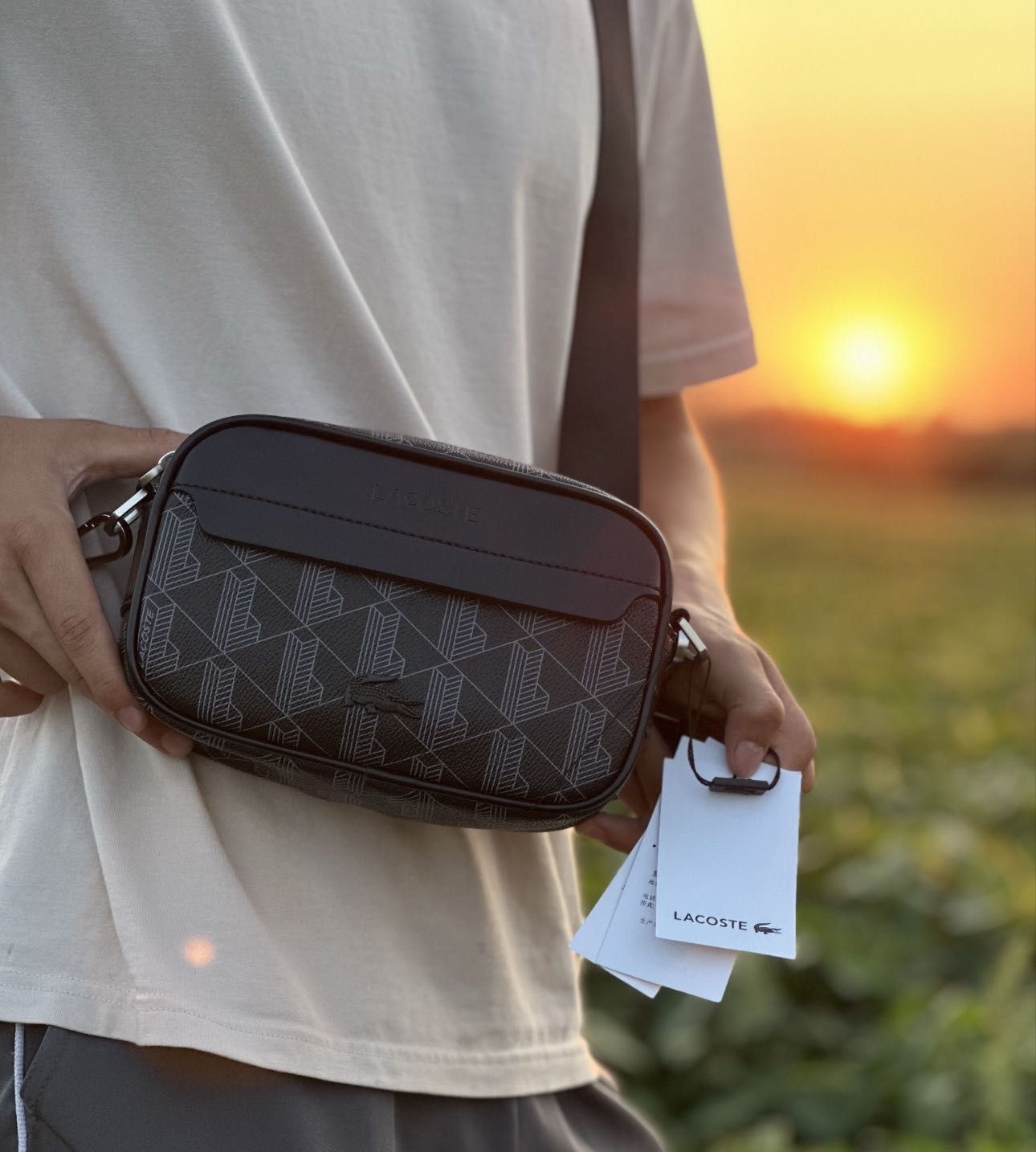 Чанта Lacoste Monogram