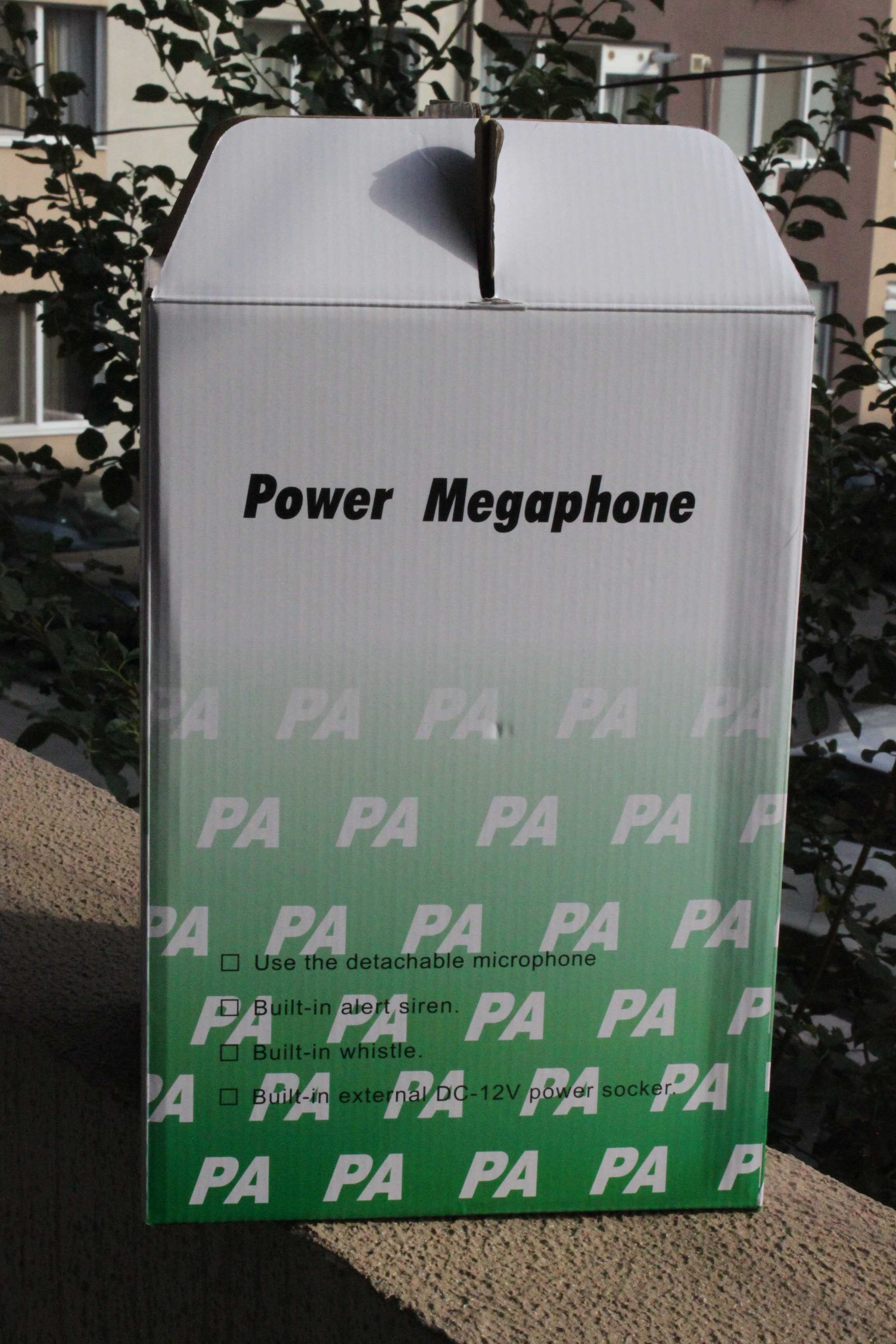 Megafon portavoce portabil 50 watt usb / sd card si inregistrare