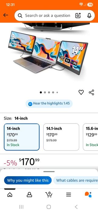 Domyfan S3 монитори за лаптоп