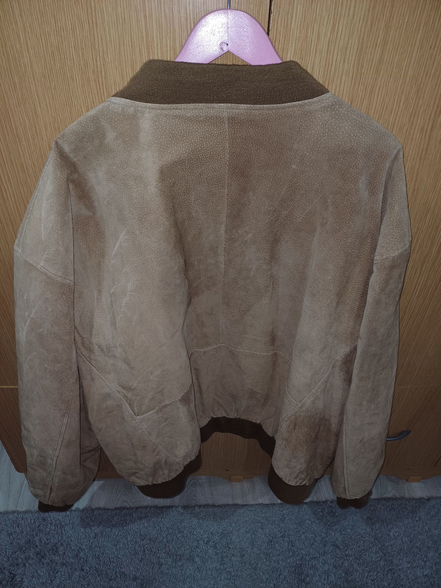 Geacă piele mărime mare 5xl,calitate deosebită