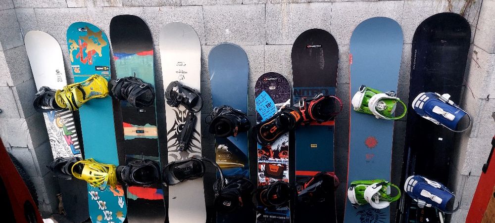 Продавам сноубордове с автомати от Швейцария.