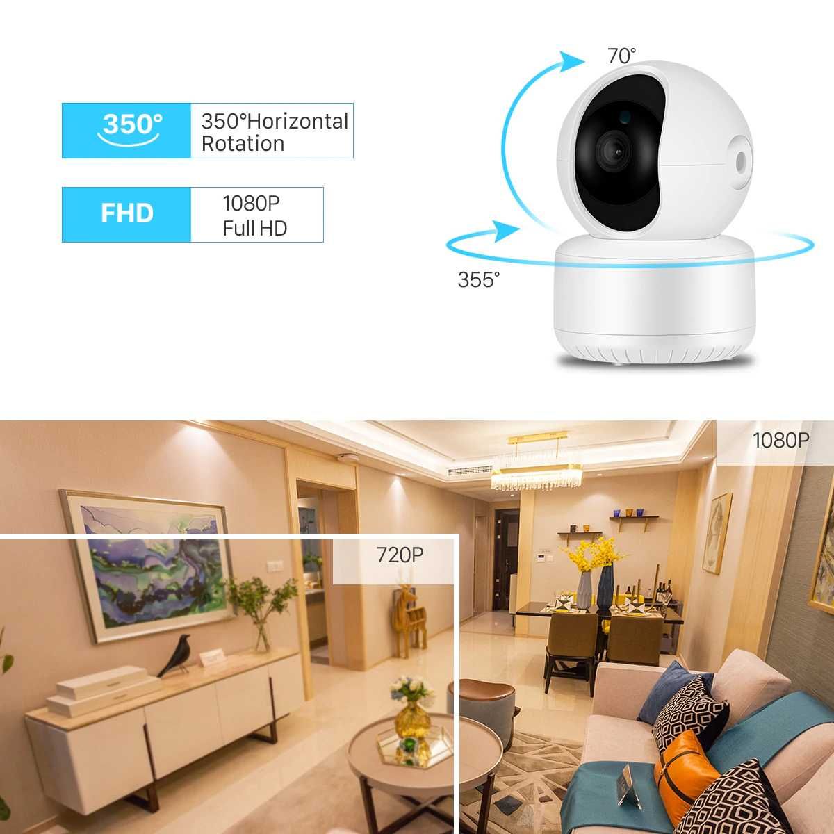 Новая WIFI Охранная IP-камера BESDER A1-X20RJ HD 1080P (видеоняня, ИК)