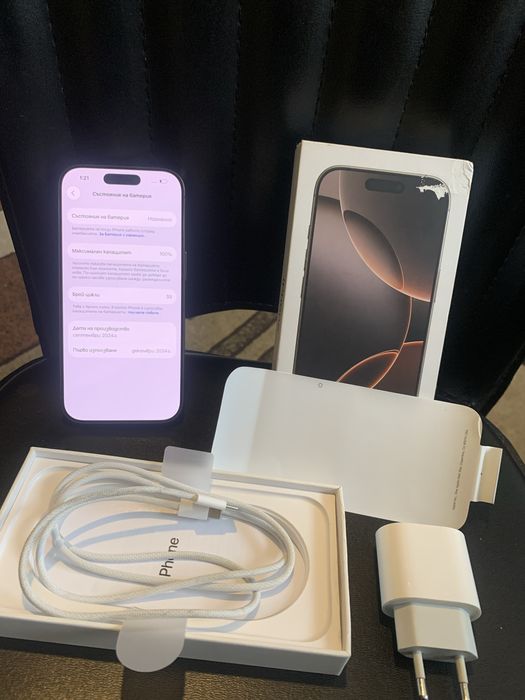 Iphone 16 pro 128 gb - 100%
