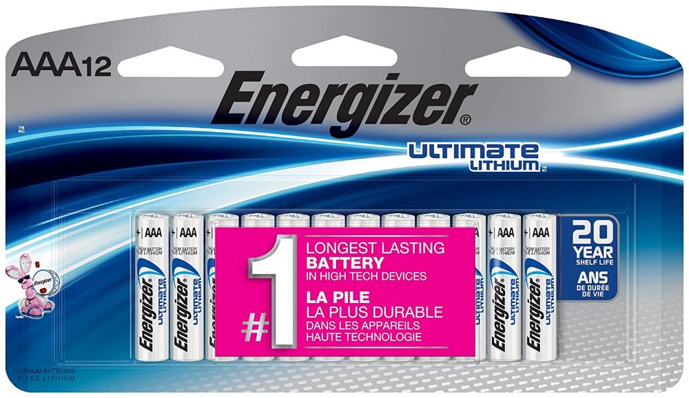 Батарейки (Энерджайзер) Energizer Ultimate Lithium – AAA для GPS Spot