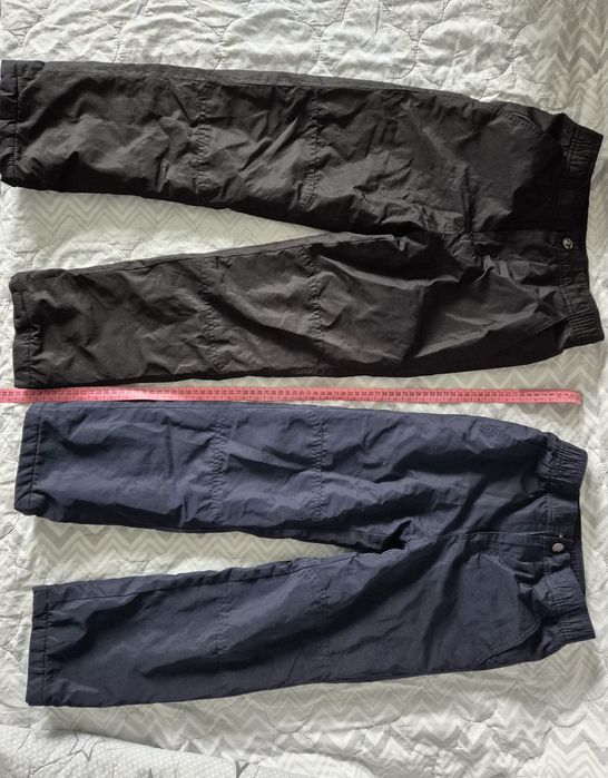 Утеплённые балоньевые брюки на мальчика