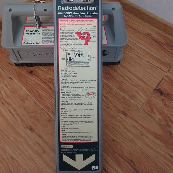 Кабелен локатор Radiodetection RD 400