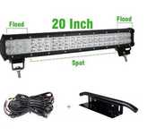 Led bar 126w 50 cm, kit cablaj + bull bar numar inclus