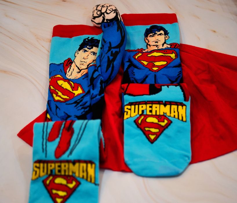Детски чорапи Супермен с 3D ефект