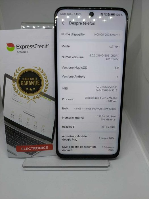 Honor 200 Smart [Ag.1 Alexandru B.50600]-Garantie 2 ani!