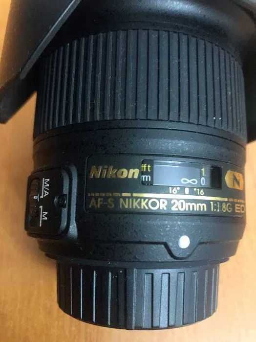 Obiectiv foto Nikon N AF-S Nikkor 20 mm f/1.8 G ED