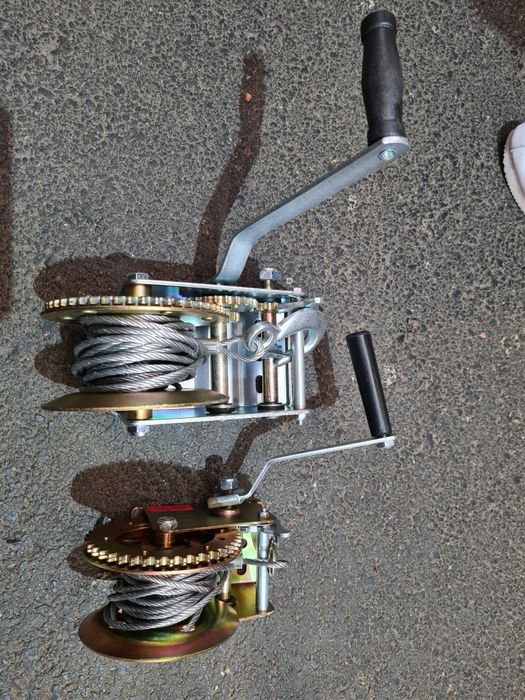 Troliu manual cu cablu otel 450kg/ 545kg/ 1.100kg