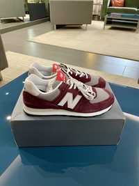 New Balance 574 Burgundy