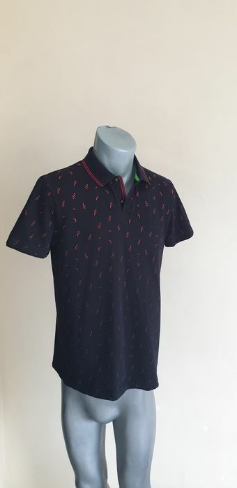 Hugo Boss Pique Cotton Stretch Mens Size S ОРИГИНАЛНА Тениска!