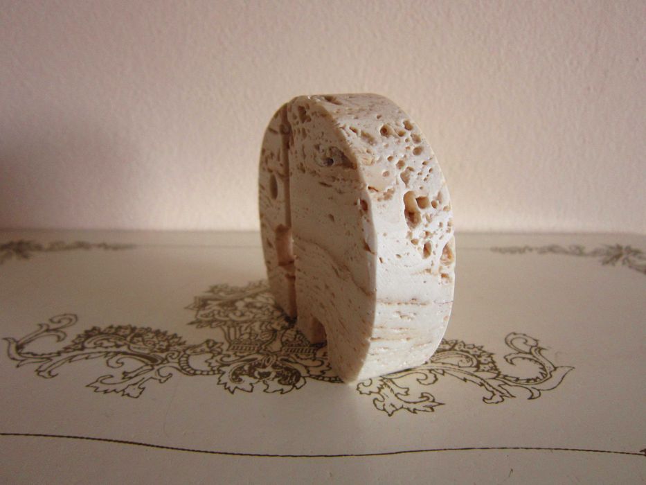 cadou rar Enzo Mari pt Fratelli Mannelli 1970 Elefant travertin