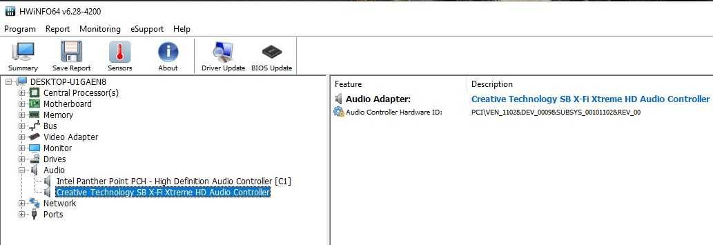 Placa audio Pci-Ex MSI Creative X-Fi Extreme