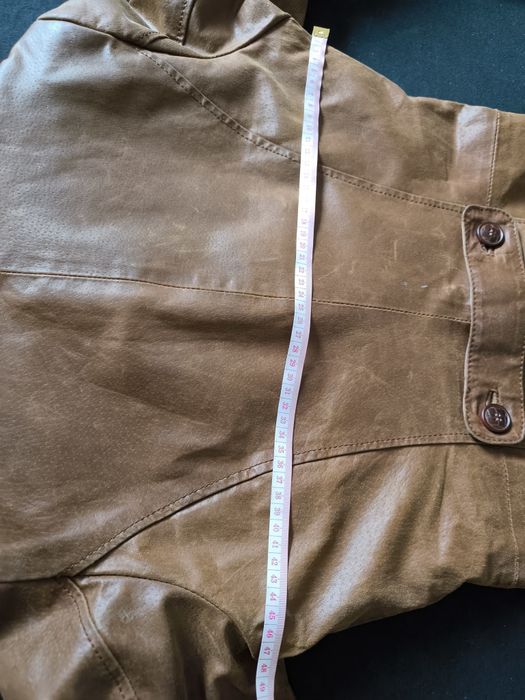 Trenci scurt, vintage, din piele, Vero Moda, S