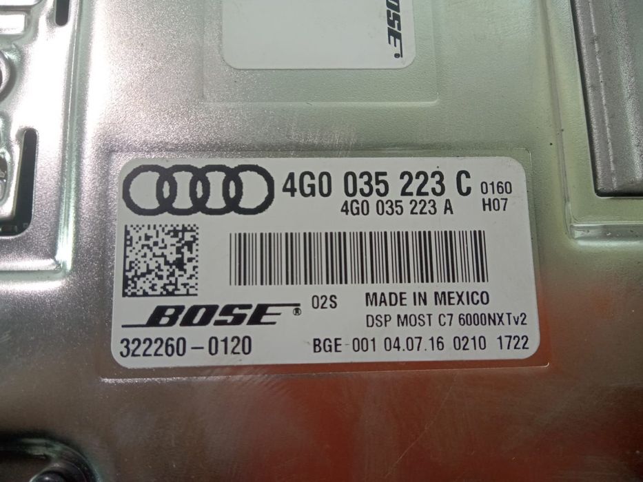 Amplificator audio 4g0035223c Audi A8 D4/4H (facelift)  [din 2013 pan