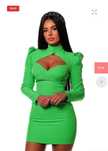 Rochie Prive Boutique Sugar Baby verde club ocazie seara
