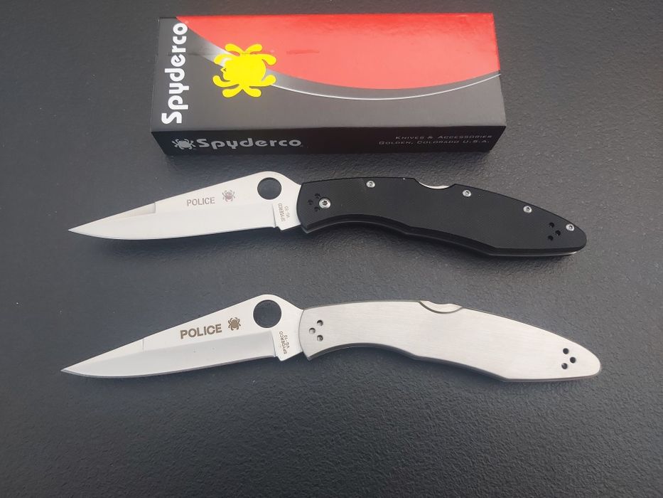 Сгъваем нож Spyderco Police4  C07 два модела