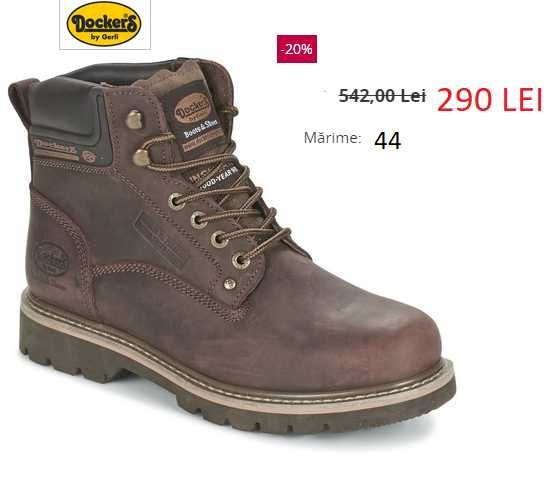 Ghete piele Dockers - m 44 + modele diverse ghete piele