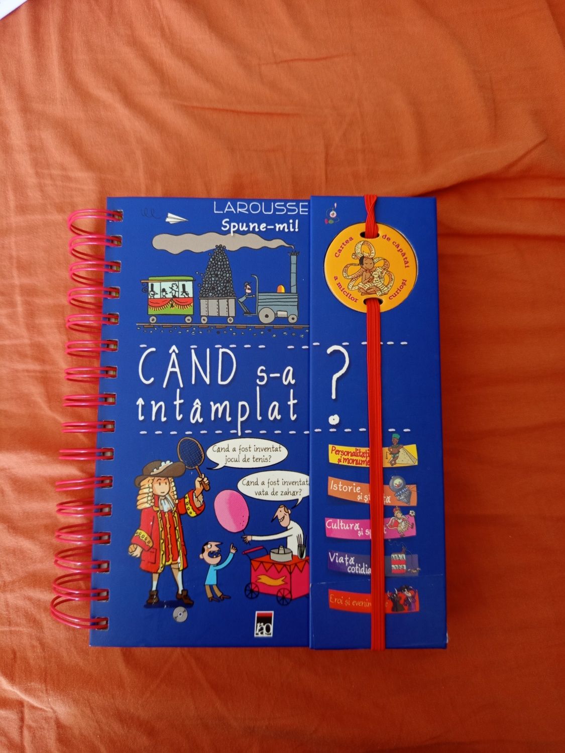 Carte educativă pentru copii – „Când s-a întâmplat” (Larousse)