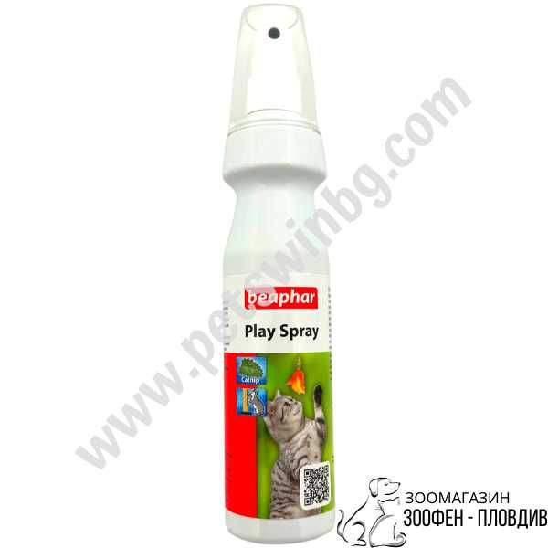 Beaphar Play Spray 150ml - Спрей за игра на Котки с Играчки и Драскала