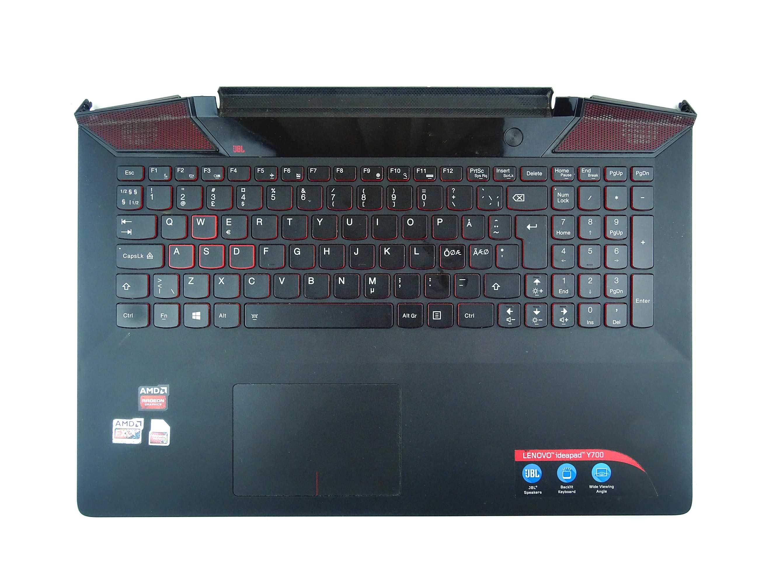 Lenovo Y700-15ISK Клавиатура Палмрест Корпус подсветка